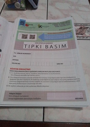  KPSS DENEME SINAVI