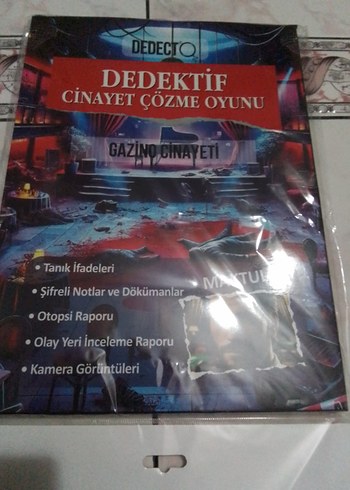 Dedektif Cinayet Çözme Oyunu