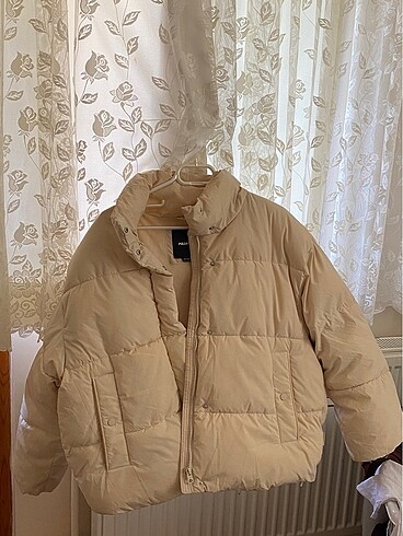 Pull&Bear Dik Yaka Şişme Mont