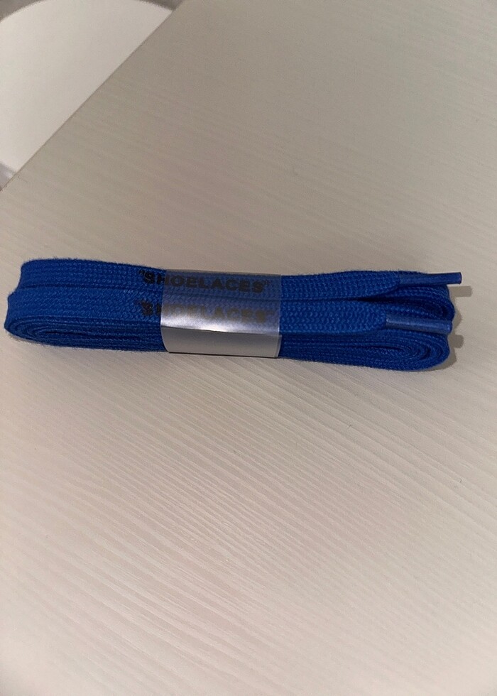 Off white bağcık mavi orijinaldir - Görsel 4