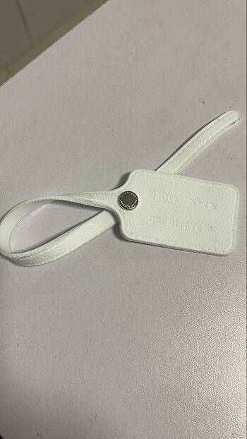 Off white zip tie orijinal
