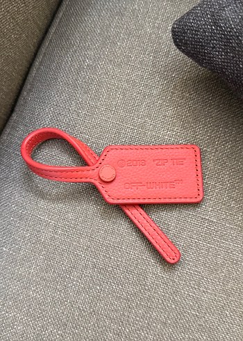 Off white zip tie deri orijinal - Görsel 4