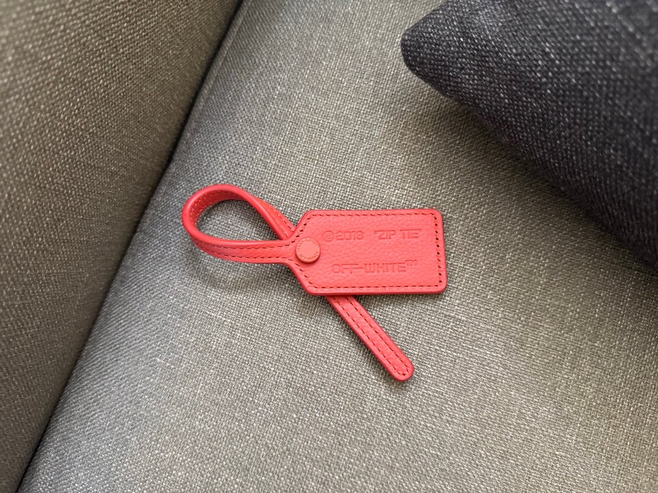 Off white zip tie deri orijinal - Görsel 4