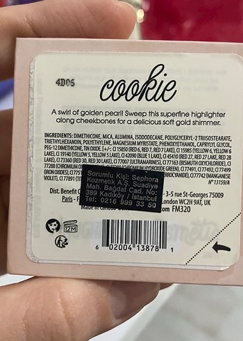 Benefit Cookie Parlatıcı Allık 8g - Görsel 3
