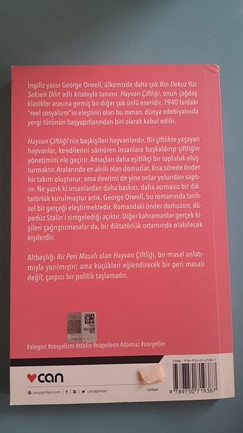  Hayvan çiftliği kitabı can yayınları 