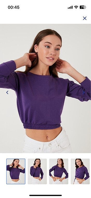 Crop sweat