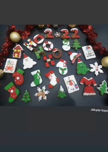 yılbaşı kurabiyesi tane 50 tl - Görsel 4