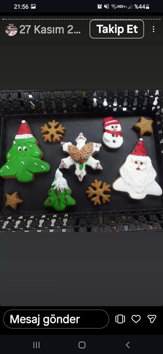 yılbaşı kurabiyesi tane 50 tl - Görsel 2