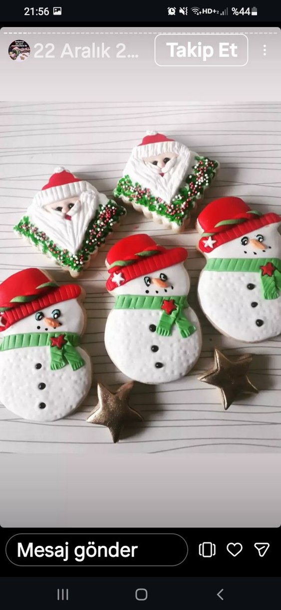 yılbaşı kurabiyesi tane 50 tl - Görsel 5