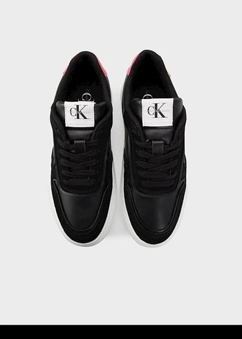 Calvin Klein Siyah Pembe Platform Spor Ayakkabı orjinal - Görsel 2