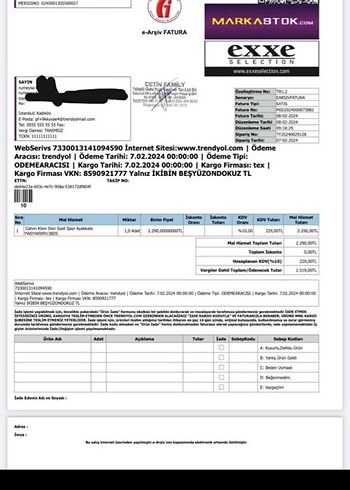 Calvin Klein Siyah Pembe Platform Spor Ayakkabı orjinal - Görsel 3