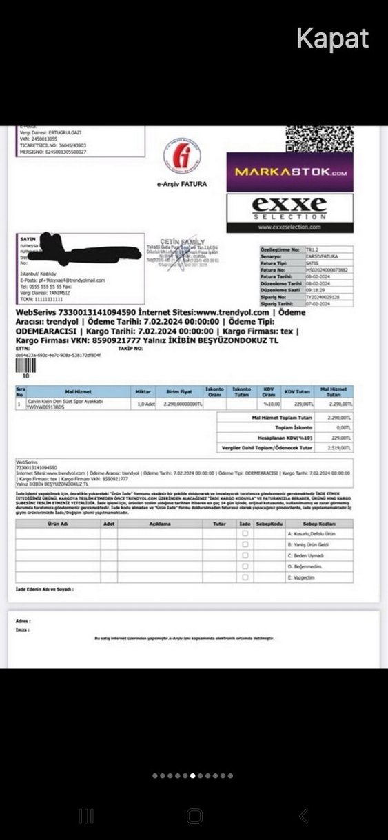 Calvin Klein Siyah Pembe Platform Spor Ayakkabı orjinal - Görsel 3