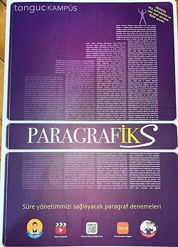 Tonguç Yayınları Paragrafiks Test Kitabı 