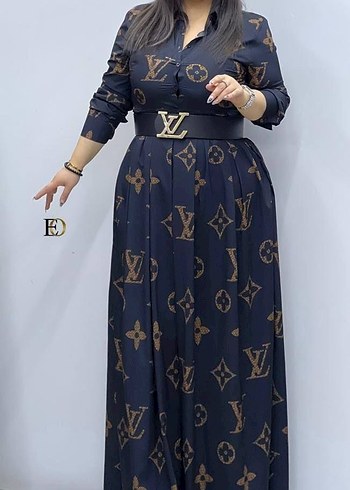 Zara Uzun Kol Çiçekli Kemerli Kadın Elbise