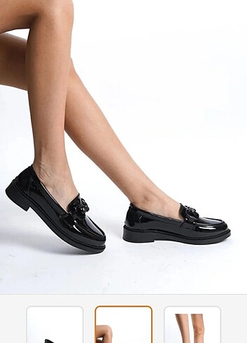 Diğer Kadın loafer makosen casual tokalı ayakkabı