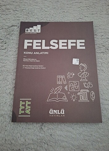 Tyt ayt felsefe konu anlatımlı test kitabı