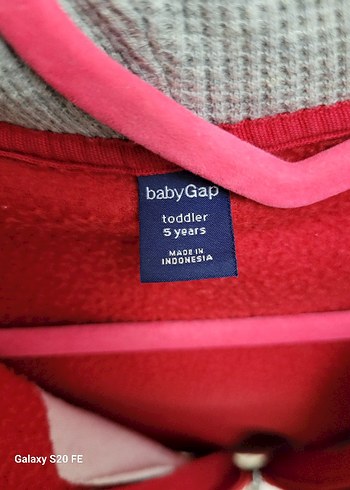 Gap Gap Kırmızı Erkek Sweatshirt Fermuarlı