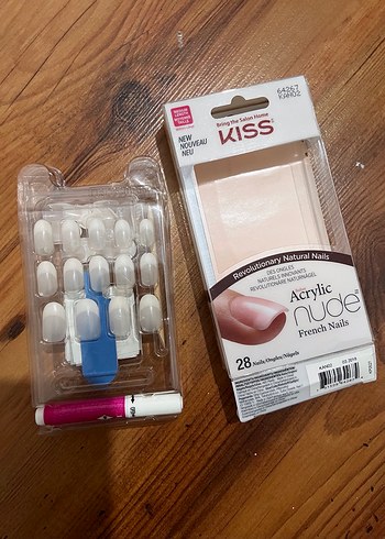 KISS Nude Fransız Akrilik Tırnak Seti YENİ - Görsel 3