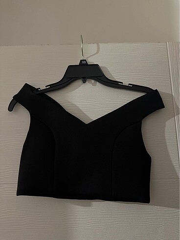 Crop Siyah