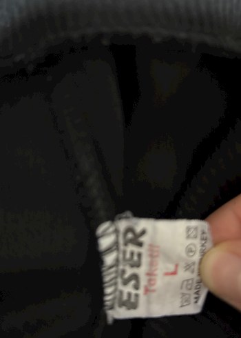 Siyah Fitilli  Kadın Tayt - Görsel 3