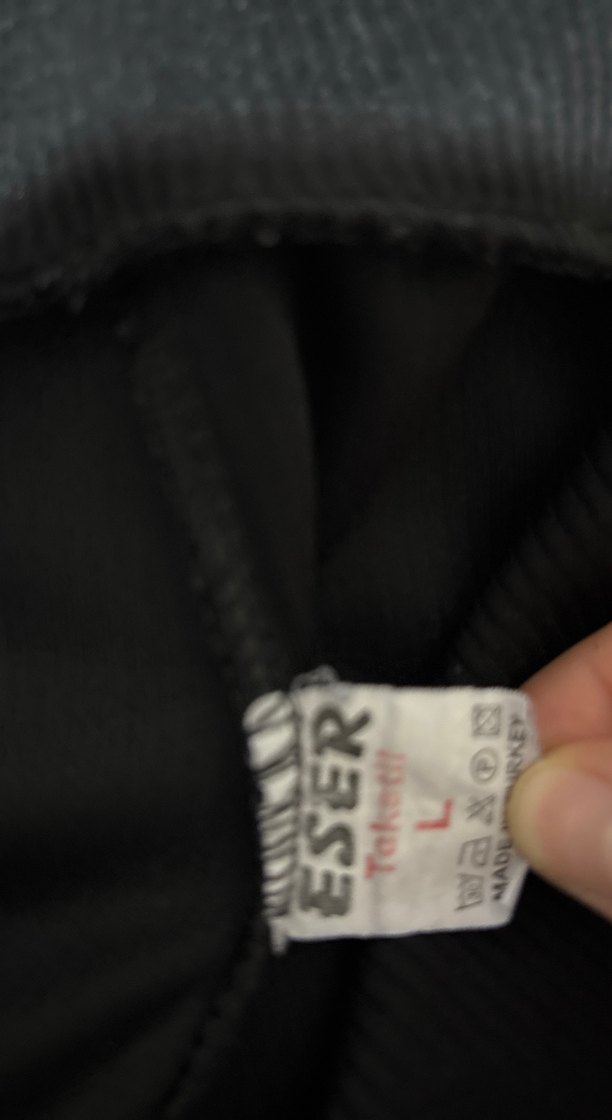 Siyah Fitilli  Kadın Tayt - Görsel 3