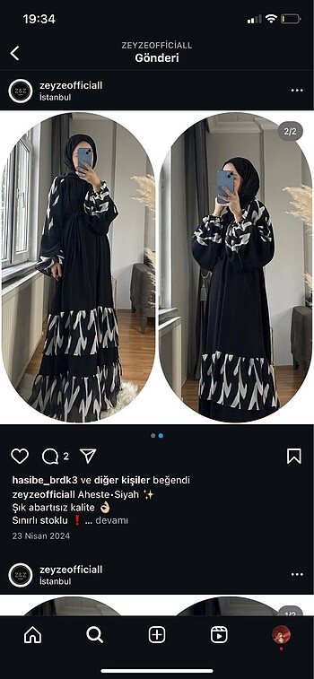 Diğer Zeyze elbise yenidir