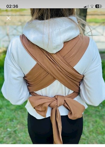 Pastel Kahverengi Bebek Kanguru - Görsel 3