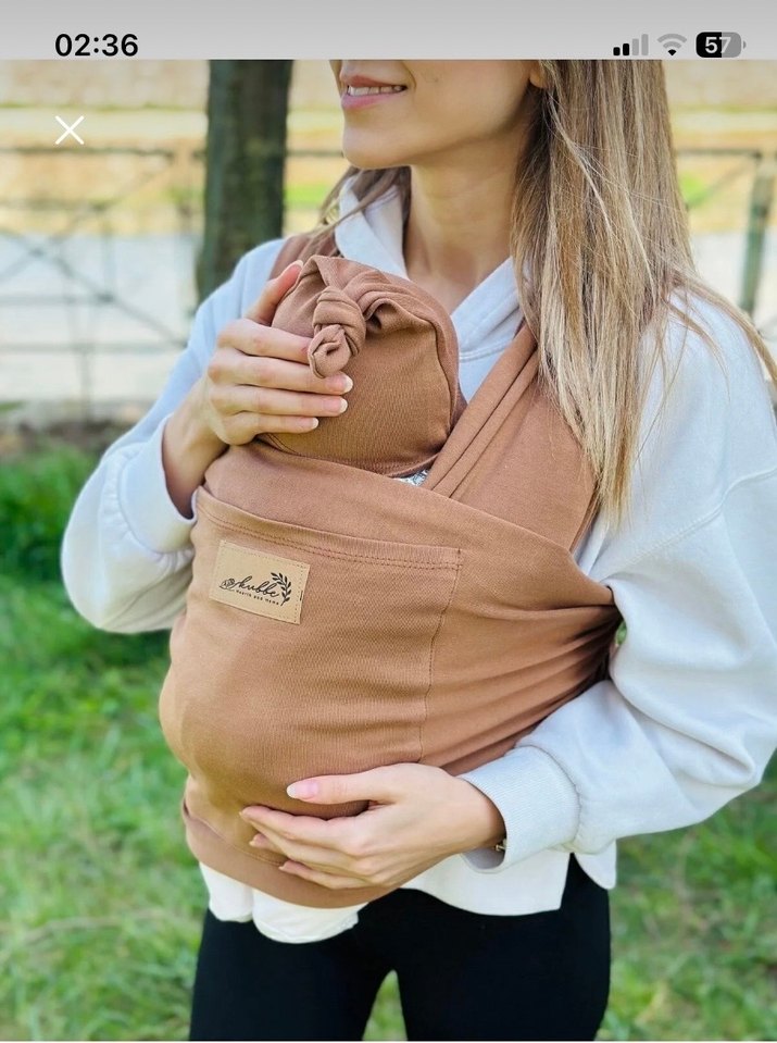 Pastel Kahverengi Bebek Kanguru - Görsel 2