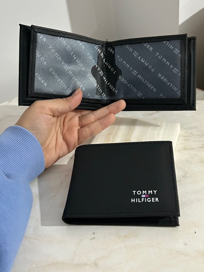 Siyah Baskılı Erkek Cüzdanları - Görsel 4