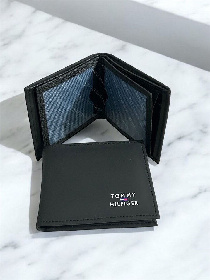 Siyah Baskılı Erkek Cüzdanları - Görsel 3