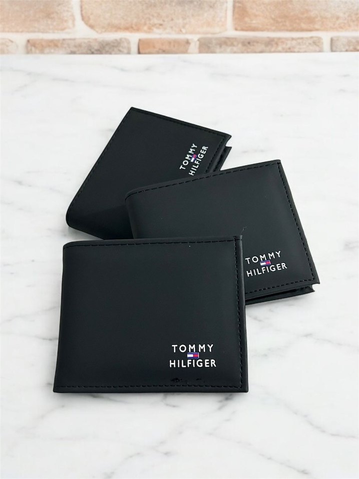 Siyah Baskılı Erkek Cüzdanları - Görsel 2