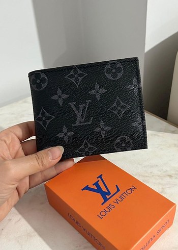 Louis Vuitton Siyah Baskılı Erkek Cüzdanı - Görsel 3