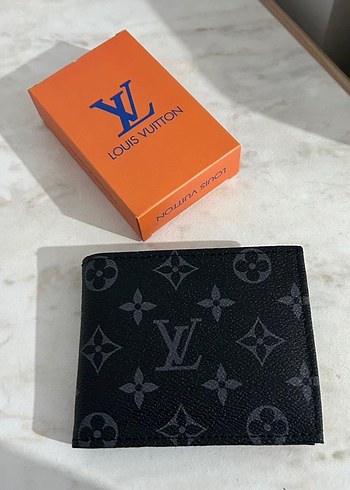 Louis Vuitton Siyah Baskılı Erkek Cüzdanı - Görsel 4