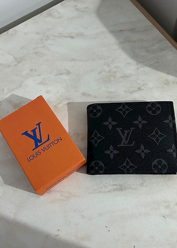Louis Vuitton Siyah Baskılı Erkek Cüzdanı - Görsel 6