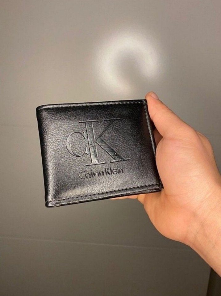 Parlak Siyah Calvin Klein Erkek Cüzdanı - Görsel 2