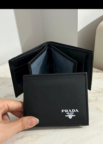 Prada Milano Siyah Erkek Cüzdan - Görsel 3