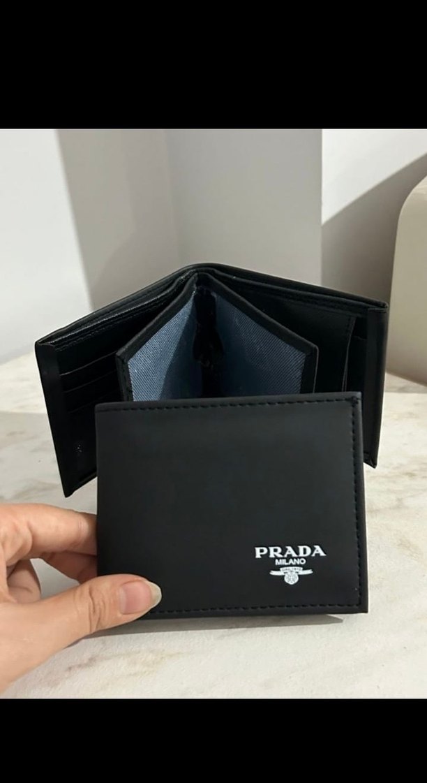 Prada Milano Siyah Erkek Cüzdan - Görsel 3