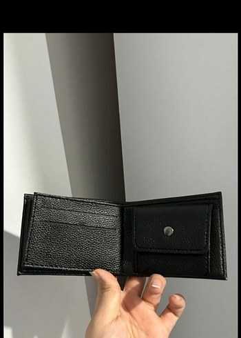 Siyah Minimalist Erkek Cüzdan - Görsel 3