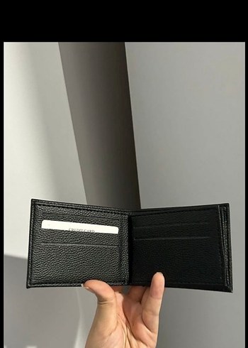 Siyah Minimalist Erkek Cüzdan - Görsel 2