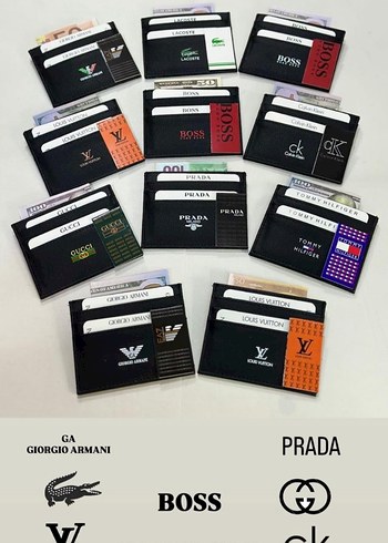 Giorgio Armani Siyah Erkek Kartlık Cüzdan - Görsel 7