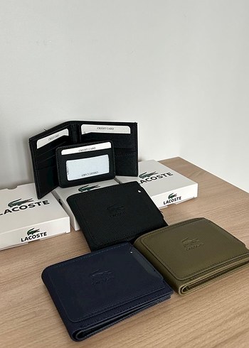Lacoste Erkek Siyah Modern Klasik Cüzdan - Görsel 2