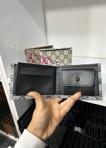 Yılan Desenli Çok Renkli Erkek Cüzdanı - Görsel 4