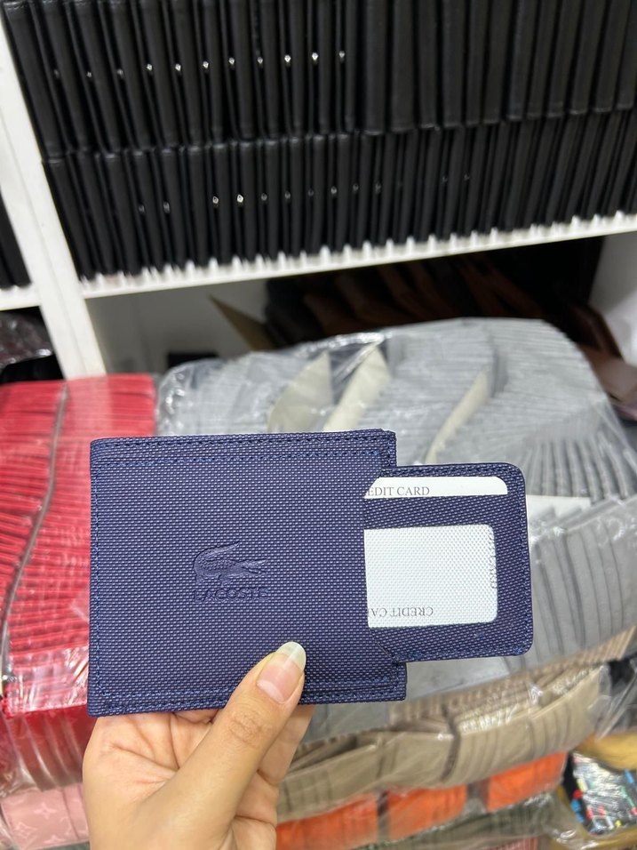 Lacoste Erkek Lacivert Baskılı Cüzdan - Görsel 5