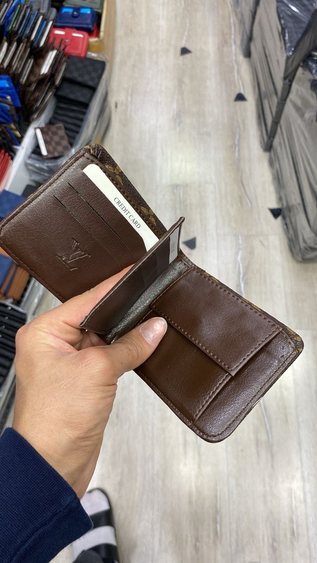 Kahverengi Parisian Desenli Erkek Cüzdanı - Görsel 2