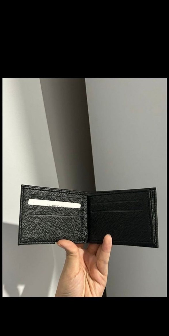 Siyah Erkek Minimalist Cüzdan - Görsel 2