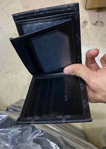 Siyah Baskılı Erkek Cüzdanı - Görsel 3