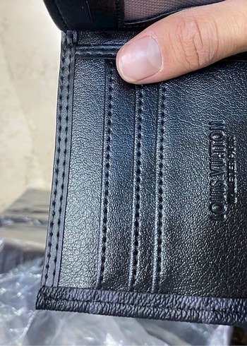 Siyah Baskılı Erkek Cüzdanı - Görsel 2