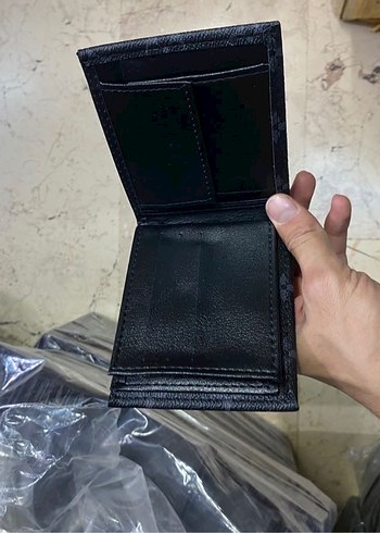 Siyah Baskılı Erkek Cüzdanı - Görsel 5
