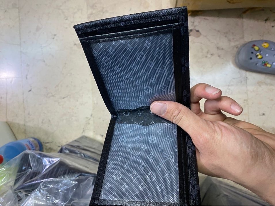 Siyah Baskılı Erkek Cüzdanı - Görsel 4