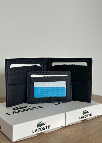 Lacoste Siyah Erkek Cüzdan - Görsel 4